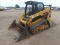 2019 Cat 259D Skid Steer, s/n FTL22064: Canopy, Rubber Tracks, 4-in-1 Bkt.,