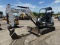 2015 Bobcat E42 Mini Excavator, s/n B2VW11822: Canopy, Rubber Tracks, Blade