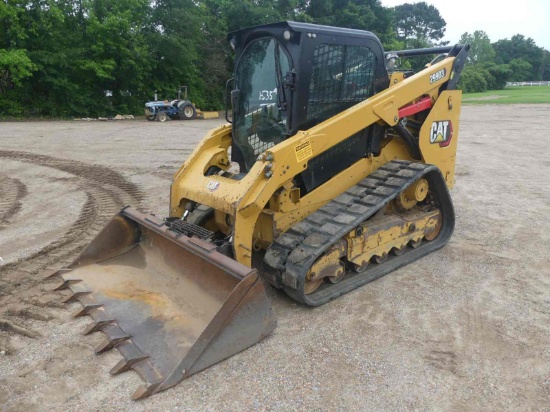 2020 Cat 299D3XE Skid Steer, s/n DY902375: Encl. Cab, 2-sp., Hyd. Quick Att