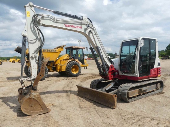 2016 Takeuchi TB290 Midi Excavator, s/n 185102775: Encl. Cab, Hyd. Thumb, B