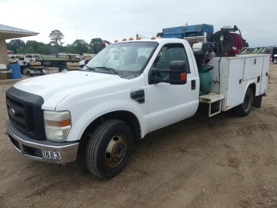 2010 Ford F350 Service Truck, s/n 1FDWF3GY9AEB01883: Reg. Cab, 6.8L Gas Eng