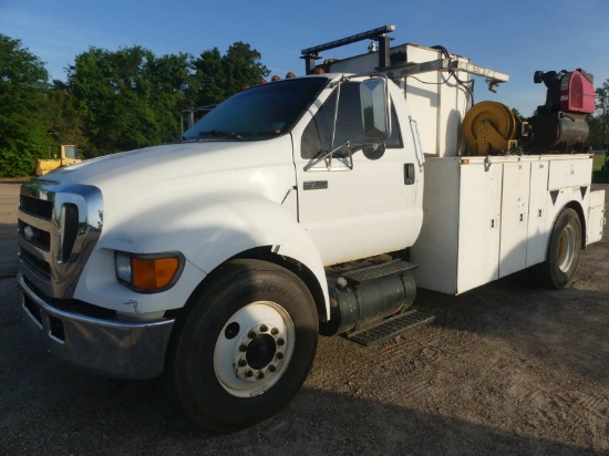 2006 Ford F750 Lube Truck, s/n 3FRXF75T86V379812 (Title Delay): Cat C7 Turb