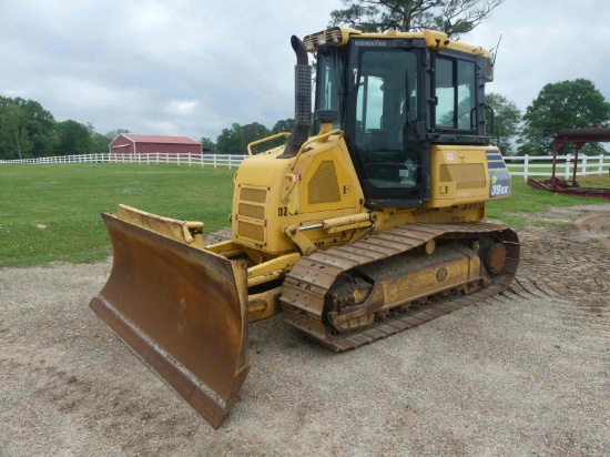 2015 Komatsu D39EX-23 Dozer, s/n 90143: Encl. Cab, 6-way Blade, Meter Shows