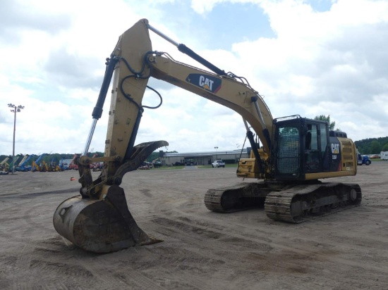 2018 Cat 326FL Excavator, s/n FBR20264: C/A, Hyd. Thumb, Backup Camera, Met