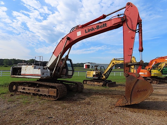 Linkbelt 4300 Excavator, s/n 4E2J04663: Meter Shows 9786 hrs