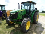 John Deere 5100E MFWD Tractor, s/n 410744: C/A, Power Shuttle, 3PH, Wheel W