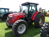 Massey Ferguson 2680 MFWD Tractor, s/n 10009: C/A, Drawbar, PTO, 2 Hyd Remo