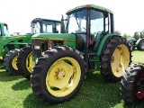 John Deere 6400 MFWD Tractor, s/n L06400M134925: Encl. Cab, Meter Shows 432