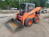 2006 Kubota SSV75 Skid Steer, s/n 11027: Canopy, GP Bkt., Hyd. QC, Rubber-t