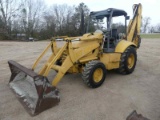 2003 Komatsu WB140-2N 4WD Extendahoe, s/n 20087: 4-post Canopy, GP Loader,