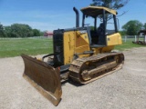 2013 John Deere 650K XLT Dozer, s/n 1T0650KXVDE239887: Canopy, 6-way Blade,