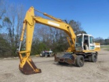 Hyundai Robex 200W-2 Rubber-tired Excavator, s/n E402CK10339: Encl. Cab, Me