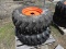 (2) 15x19.5 Tires w/ Rims