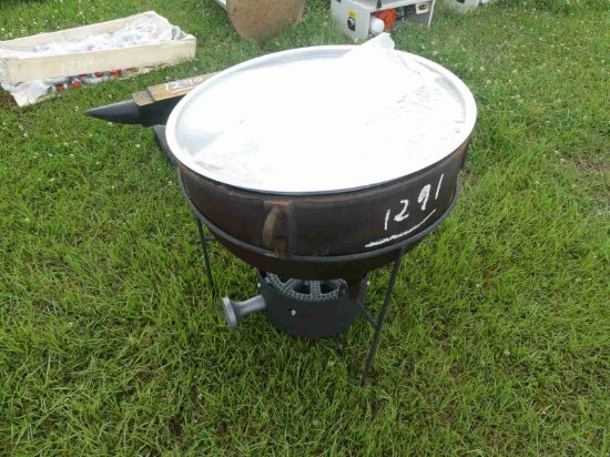 Gas Cooker w/ Cast Iron Pot