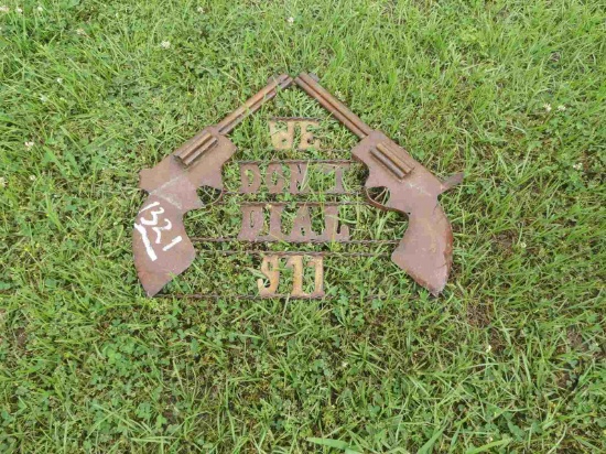 Pistol Sign