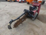 2018 Toro TRX-16 Walk-behind Trencher, s/n 402812242: Gas Eng., Rubber Trac