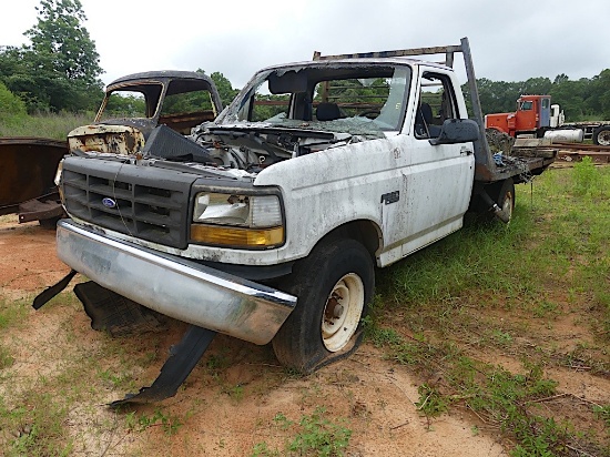 1994 Ford F250 Burnt Truck VIN:  1FTEF25N3RNA08128