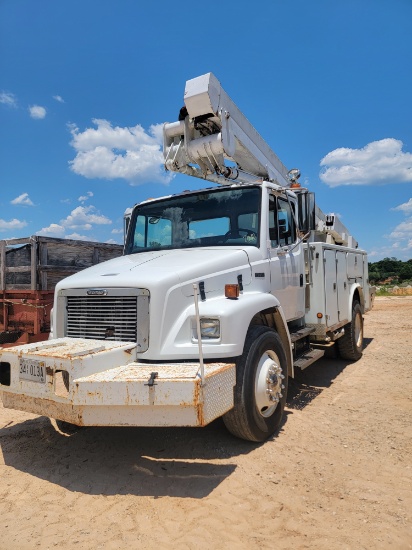 2001 Feightliner FL70  Terex TL41-TL37 Bucket Truck w/Work Body, 187,097 Miles, s/n 1FVABTAK62HJ8491