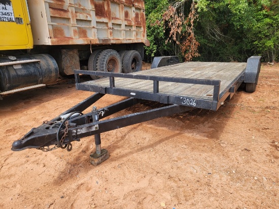 2 Axle 7'x29' Dovetail Trailer, s/n 4D6BU2029LA005781