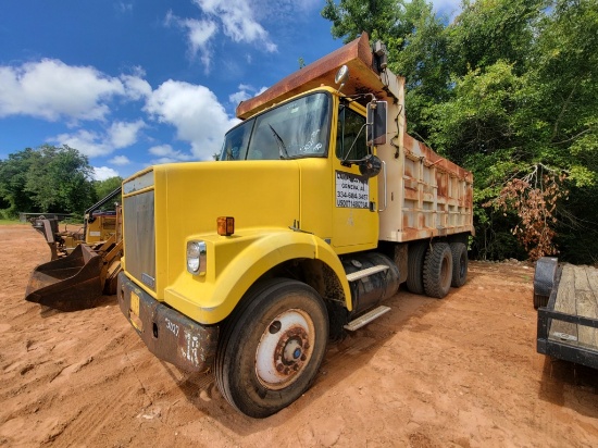 1990 GMC-Volvo Dump Truck,  WCS64 Tandem Axel,  251,419 Miles, s/n $Z2ACBJF4LN631753