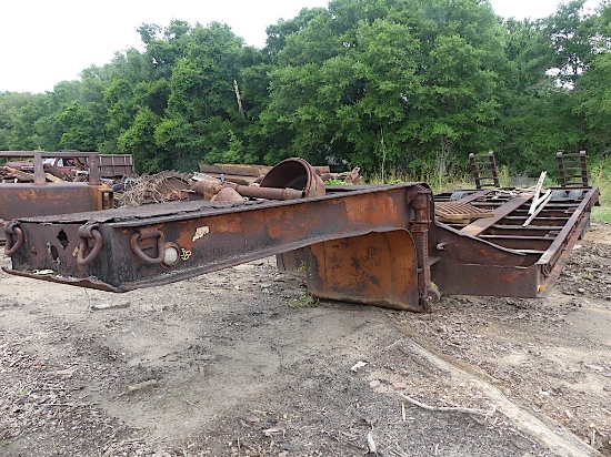 Low Boy Trailer Frame No Deck