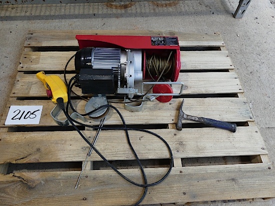 Electric Hoist 2000 lbs
