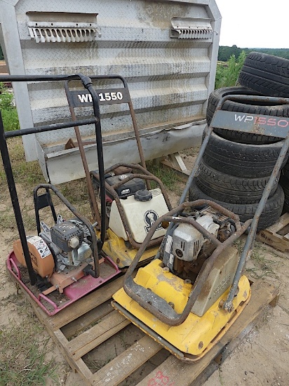 Honda Motor Compactor, Wacker Compactor, Mikta Compactor (says Inop)
