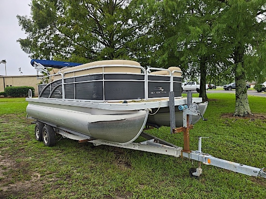 2016 Bennington 20SL Salt-water Series Pontoon Boat, s/n ETWB6579I516: Yama