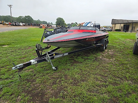 1988 Stratos 200VT Boat, s/n BNZTS101F788 w/ Trailer (No Title - Bill of Sa