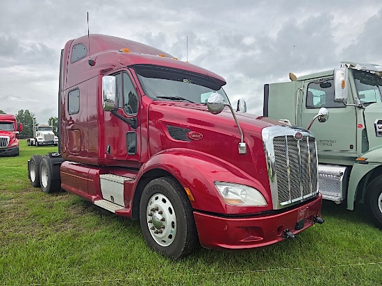 2017 Peterbilt 587 Truck Tractor, s/n 1XP4D49X2HD348057: T/A, Sleeper, Cumm