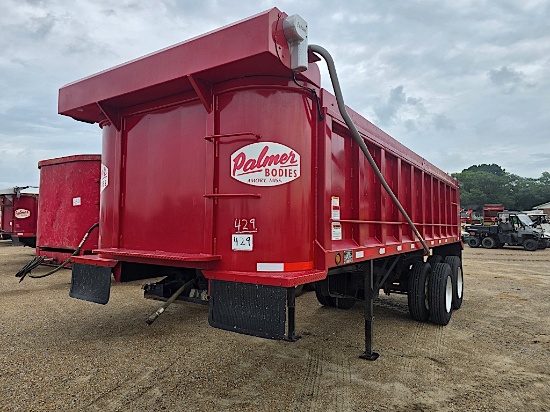 2023 Palmer TA24H Dump Trailer, s/n 1P924HS23PA003978: 22-25 yard