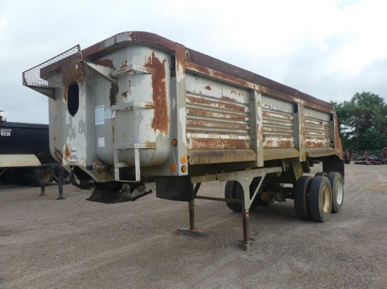 2000 Clement LW2424 Dump Trailer, s/n 5C2BB24BXYM000183 (Title Delay): T/A,