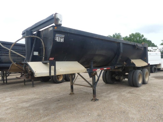 1999 Clement RKHL2625 Dump Trailer, s/n 1C9BB26P7XM110967: T/A, High Lift T