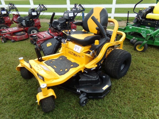 Unused 2022 Cub Cadet Ultima ZT2 Zero-turn Mower, s/n 50062: 54" Cut, Kawas