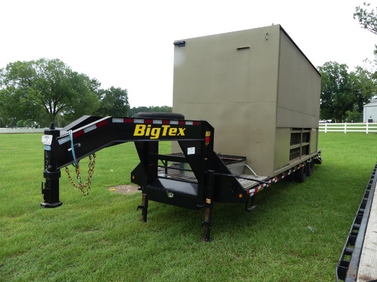 Big Tex Gooseneck Trailer, s/n 16V3F3825N6135955 w/ Control Panel Box