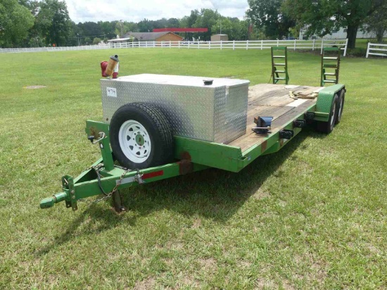 Ireland 22' Trailer, s/n AL041615IT-JRD: 2 7000 lb. Axles, Bumper-pull, Dov