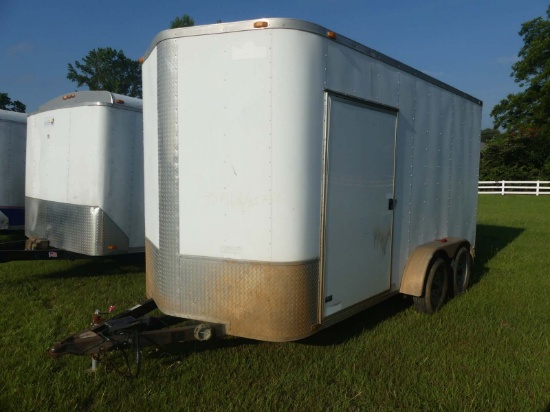 2015 Arising Enclosed Trailer, s/n 5YCBE1428FH020319 (No Title - Bill of Sa
