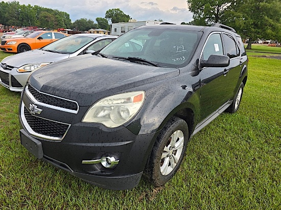2013 Chevy Equinox LT, s/n 2GNALPEX7D6148813: 4-door, 2.4L Gas Eng., Auto,
