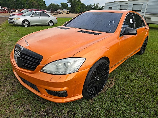 2009 Mercedes S550 Sedan, s/n WDDNG71X99A274462: V8 Gas Eng., Auto, Sunroof