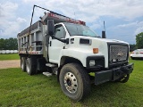 2005 Chevy C8 Tandem-axle Dump Truck, s/n 1GBT8C4375F528879: Duramax Eng.,