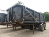 1998 Clement LW2226 Dump Trailer, s/n 1C9BB22B3WM110890: T/A, Tarp