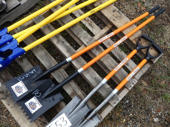 (2) Rhino Rugged Roofer Spades