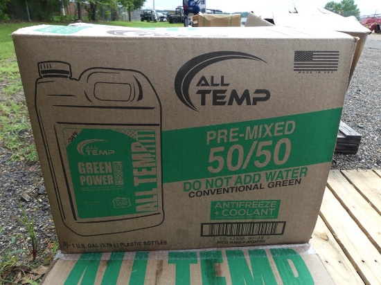 Case of Antifreeze: 50/50, All Purpose Green