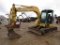Komatsu PC78US Mini Excavator, s/n 5880: Encl. Cab, Rubber Tracks, Meter Sh