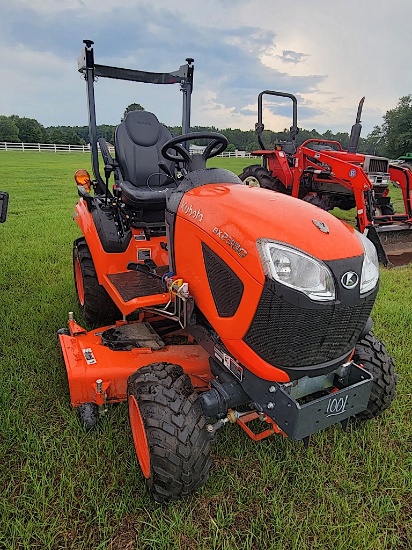 2023 Kubota BX2380 MFWD Tractor, s/n KBUC1BHRAPGE69449: Belly Mower, Powert