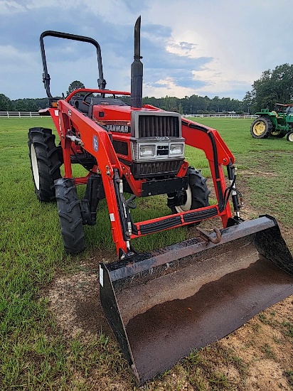 Yanmar FX24D MFWD Tractor: Rollbar, Loader w/ Bkt.