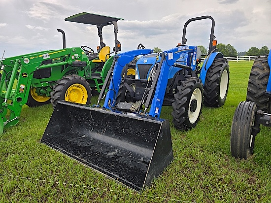 New Holland Workmaster 60 MFWD Tractor, s/n nh5413918: Rollbar, NH 611TL Lo