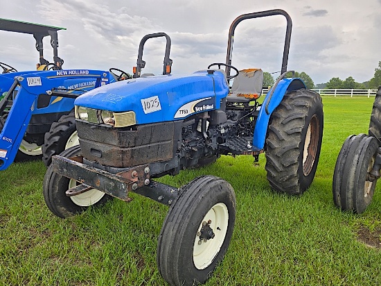 New Holland TT60A Tractor, s/n 260393: 2wd, Rollbar, PTO, Lift Arms, Diesel