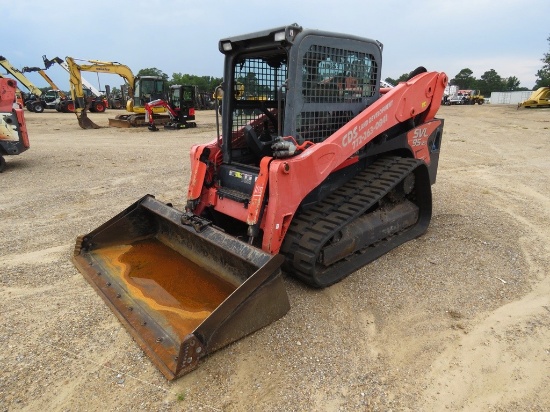 2016 Kubota SVL95-2S Skid Steer, s/n JKUC0953E01S31418: Encl. Cab, Hyd. QC