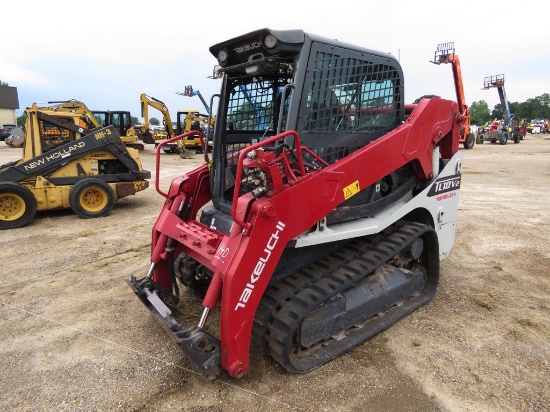 2017 Takeuchi TL10V2 Skid Steer, s/n 410000430: Encl. Cab, Aux. Hydraulics,